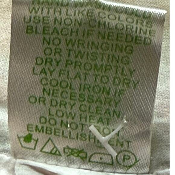 Lilly Pulitzer Bowen Strapless Dress Sz 0 Beaded Orange White Floral Cotton - Picture 16 of 16